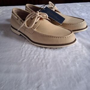White Mountain Men's Cream Boat Shoes